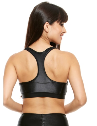 TOP DECOTE V  CIRRÊ PRETO TOP DECOTE V  CIRRÊ PRETO