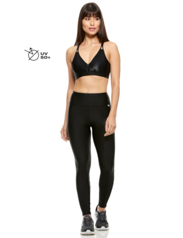 TOP DECOTE V  CIRRÊ PRETO TOP DECOTE V  CIRRÊ PRETO