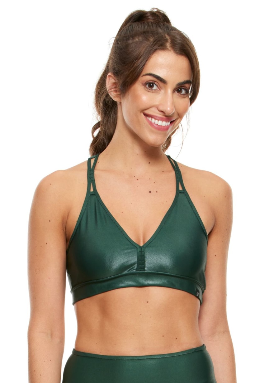 TOP DECOTE V CIRRÊ VERDE COM BOJO REMOVÍVEL