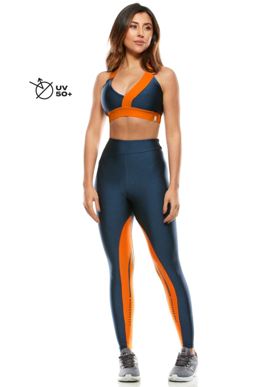 TOP DECOTE V INSPIRA AZUL COM ELÁSTICO PERSONALIZADO