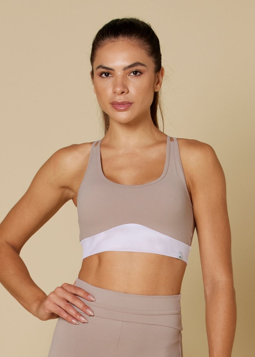 TOP DESPACITO MARROM CAPUCCINO