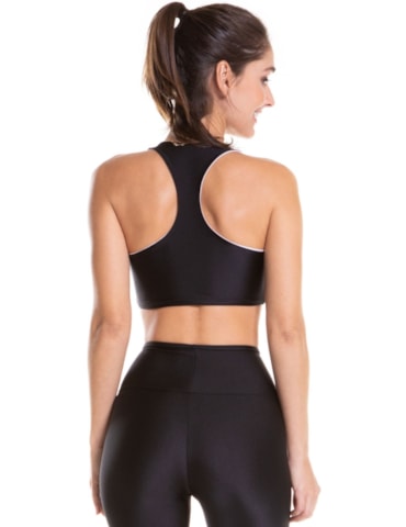 TOP DUPLA FACE DANCE BRANCO/PRETO TOP DUPLA FACE DANCE BRANCO/PRETO