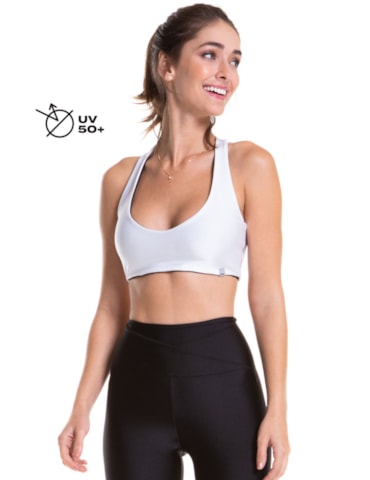 TOP DUPLA FACE DANCE BRANCO/PRETO