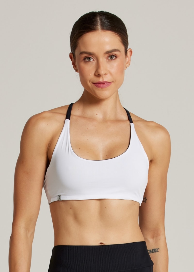 TOP DUPLA FACE LIVING TX - PRETO/BRANCO