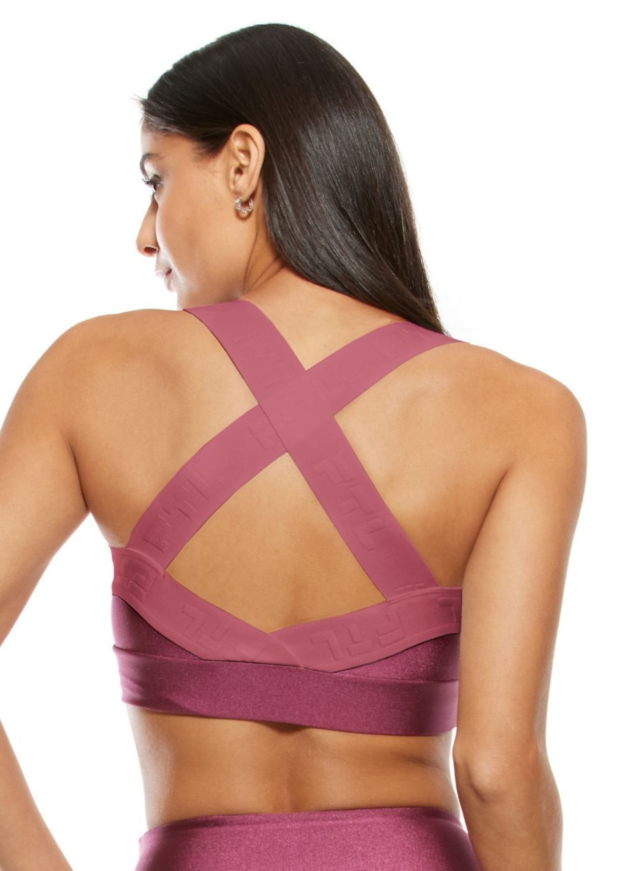 TOP ELÁSTICO ROSA VIOLETA