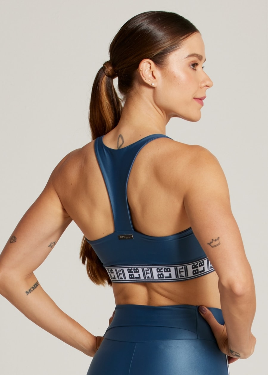 TOP ELÁSTICO TRUE ATK - AZUL GALAXIA