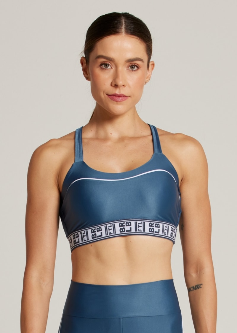 TOP ELÁSTICO TRUE ATK - AZUL GALAXIA