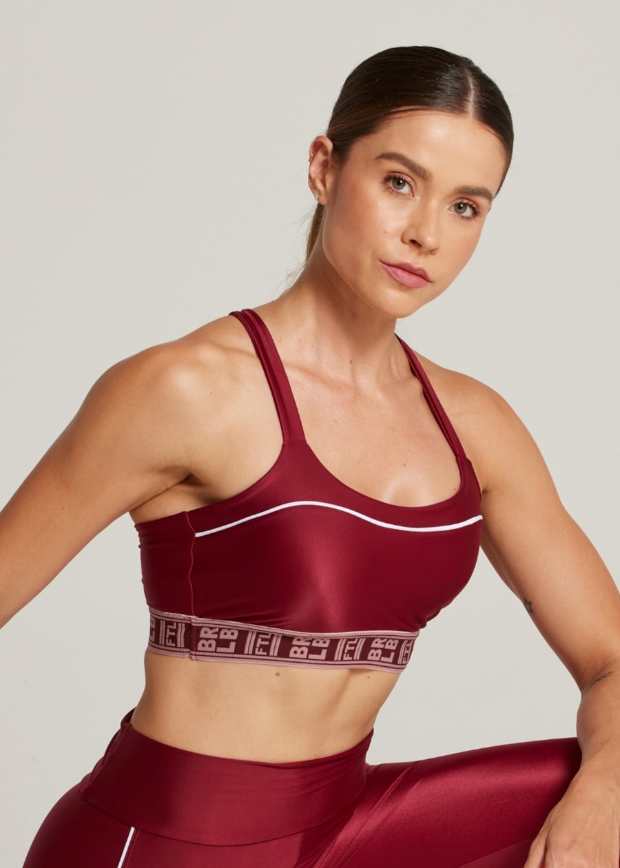 TOP ELÁSTICO TRUE ATK - VERMELHO