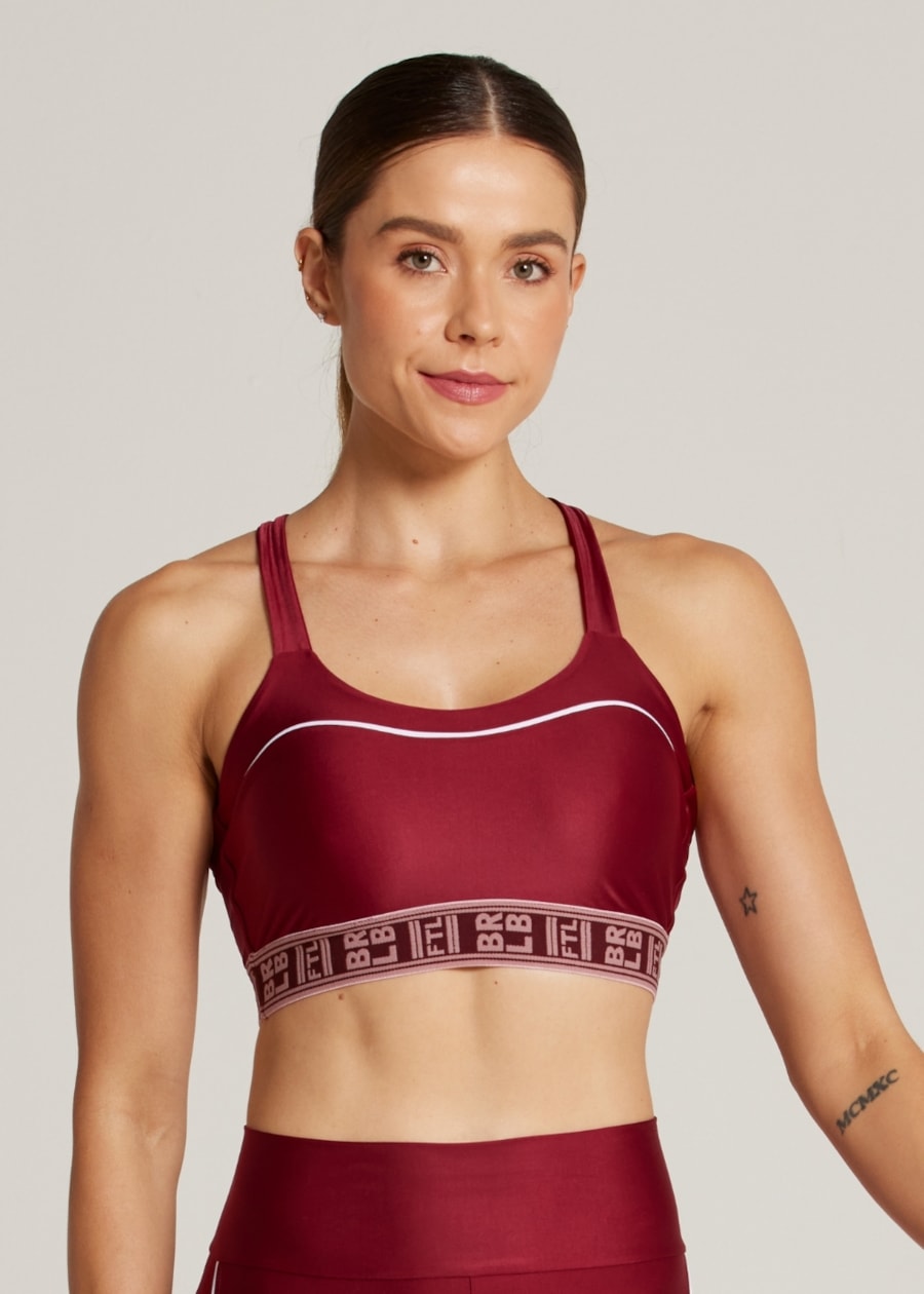 TOP ELÁSTICO TRUE ATK - VERMELHO