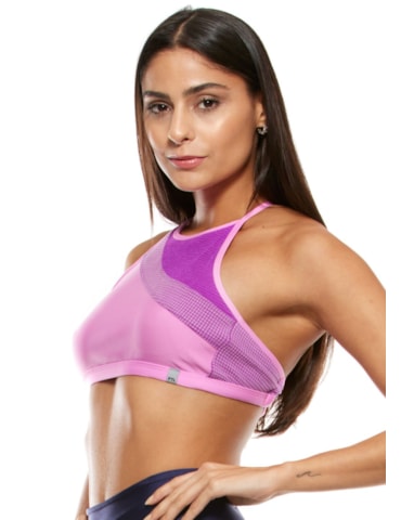 TOP FRENTE ÚNICA ACTION ROSA CHICLETE COM BOJO REMOVÍVEL TOP FRENTE ÚNICA ACTION ROSA CHICLETE COM BOJO REMOVÍVEL