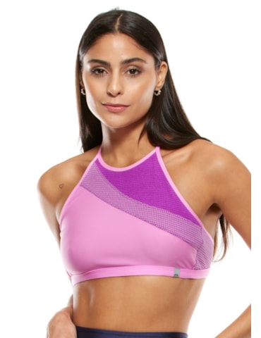 TOP FRENTE ÚNICA ACTION ROSA CHICLETE COM BOJO REMOVÍVEL TOP FRENTE ÚNICA ACTION ROSA CHICLETE COM BOJO REMOVÍVEL