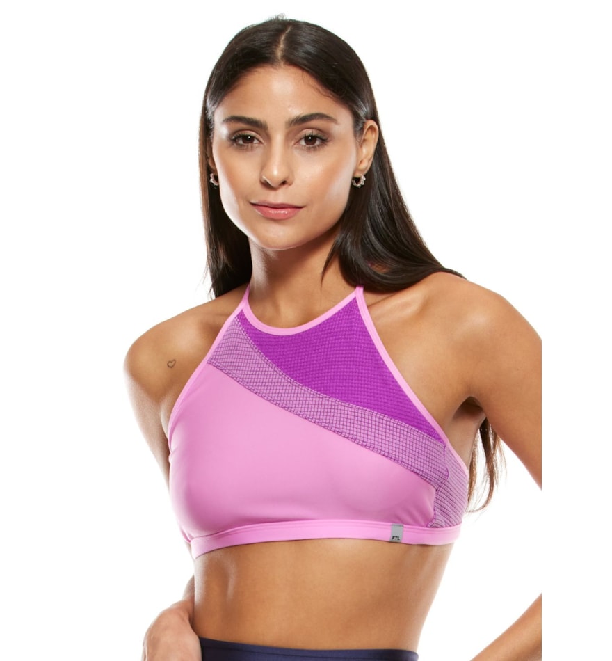 TOP FRENTE ÚNICA ACTION ROSA CHICLETE COM BOJO REMOVÍVEL TOP FRENTE ÚNICA ACTION ROSA CHICLETE COM BOJO REMOVÍVEL