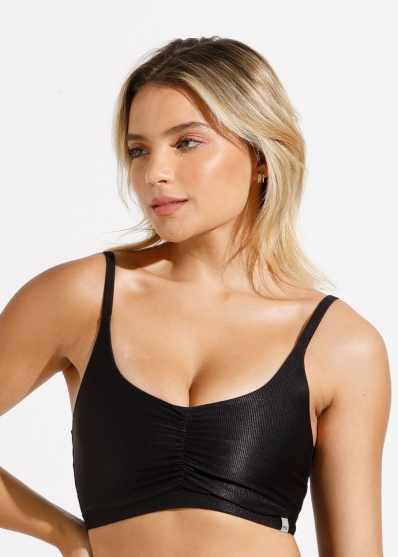 TOP GLOW UP PRETO COM BOJO REMOVÍVEL