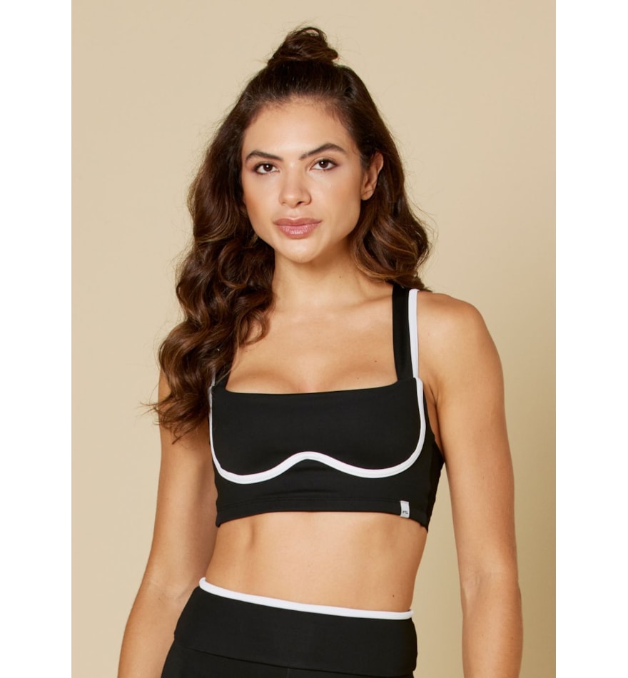 TOP GRATITUD PRETO/BRANCO TOP GRATITUD PRETO/BRANCO