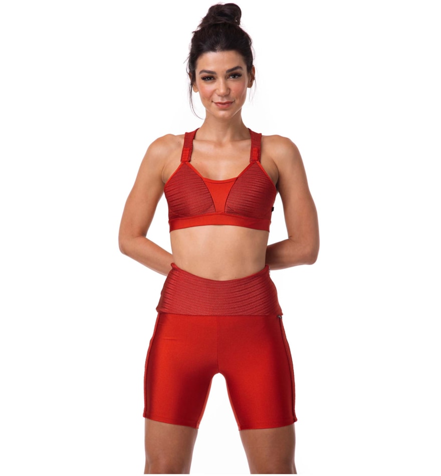 TOP GYM REGULÁVEL LARANJA TELHA TOP GYM REGULÁVEL LARANJA TELHA