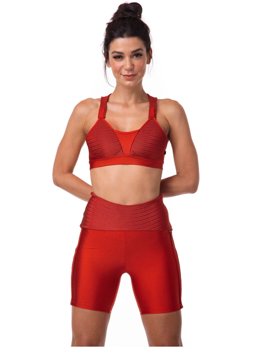 TOP GYM REGULÁVEL LARANJA TELHA TOP GYM REGULÁVEL LARANJA TELHA