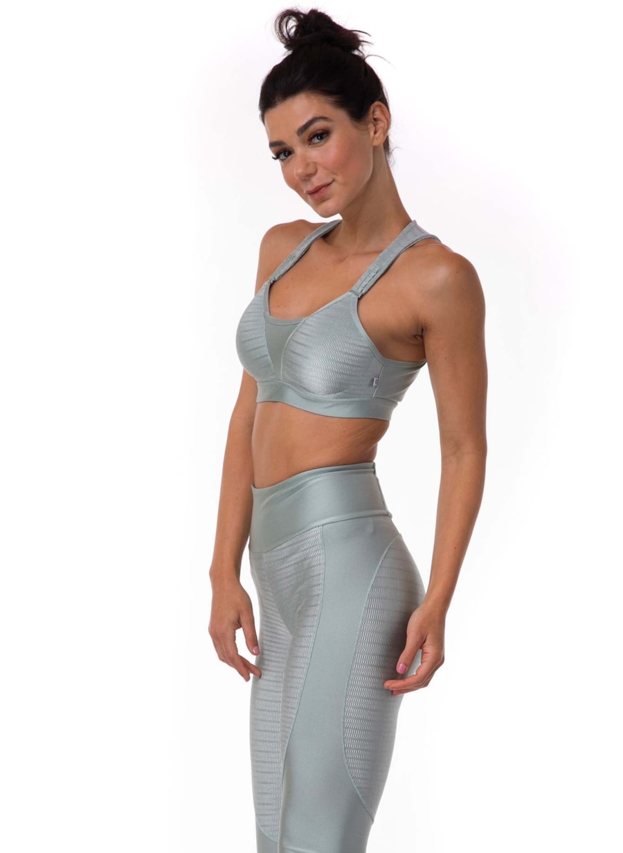 TOP GYM REGULÁVEL VERDE OLIVA CLARO