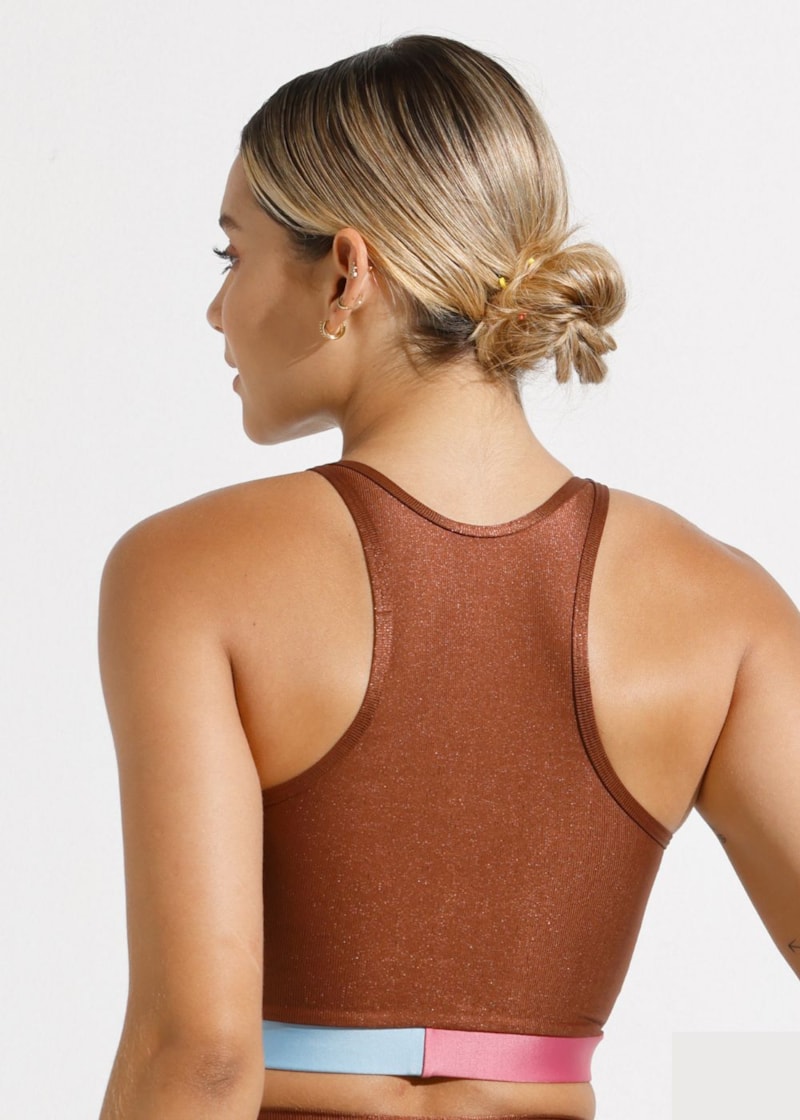 TOP HIGHT AZUL CLARO COM BOJO REMOVÍVEL