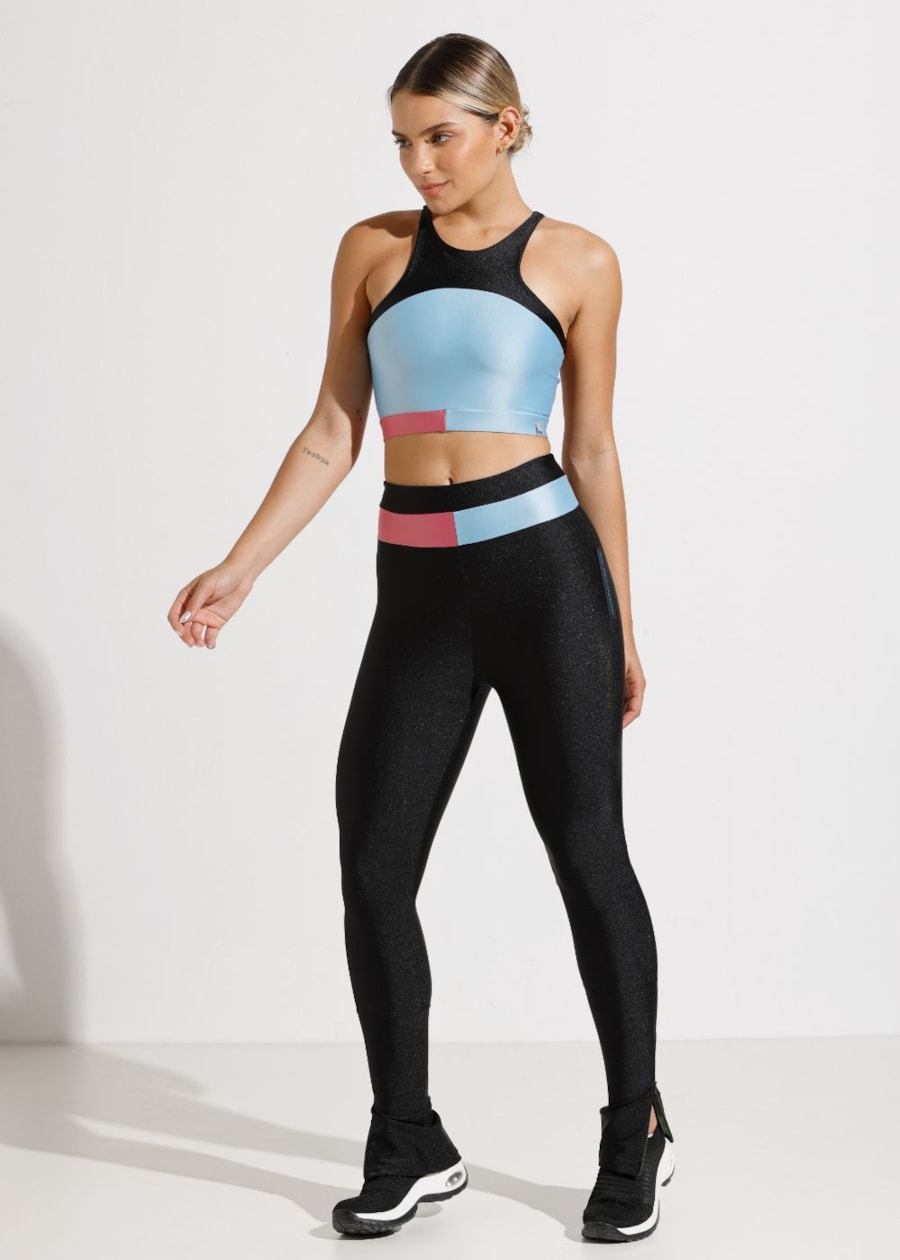 TOP HIGHT AZUL CLARO COM BOJO REMOVÍVEL