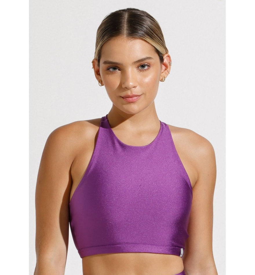 TOP HIT TRILOBAL ROXO ORQUÍDEA COM BOJO REMOVÍVEL