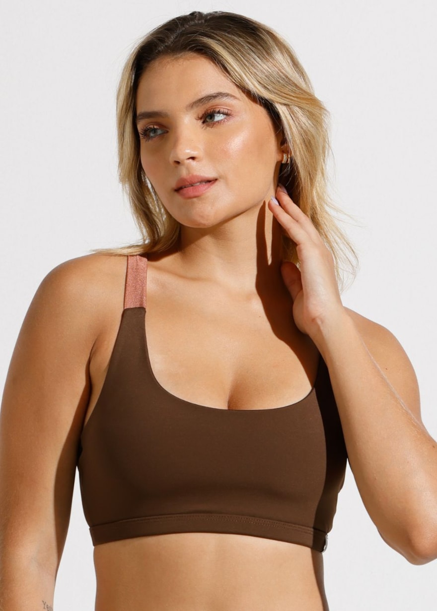 TOP INDOOR MARROM COM BOJO REMOVÍVEL TOP INDOOR MARROM COM BOJO REMOVÍVEL