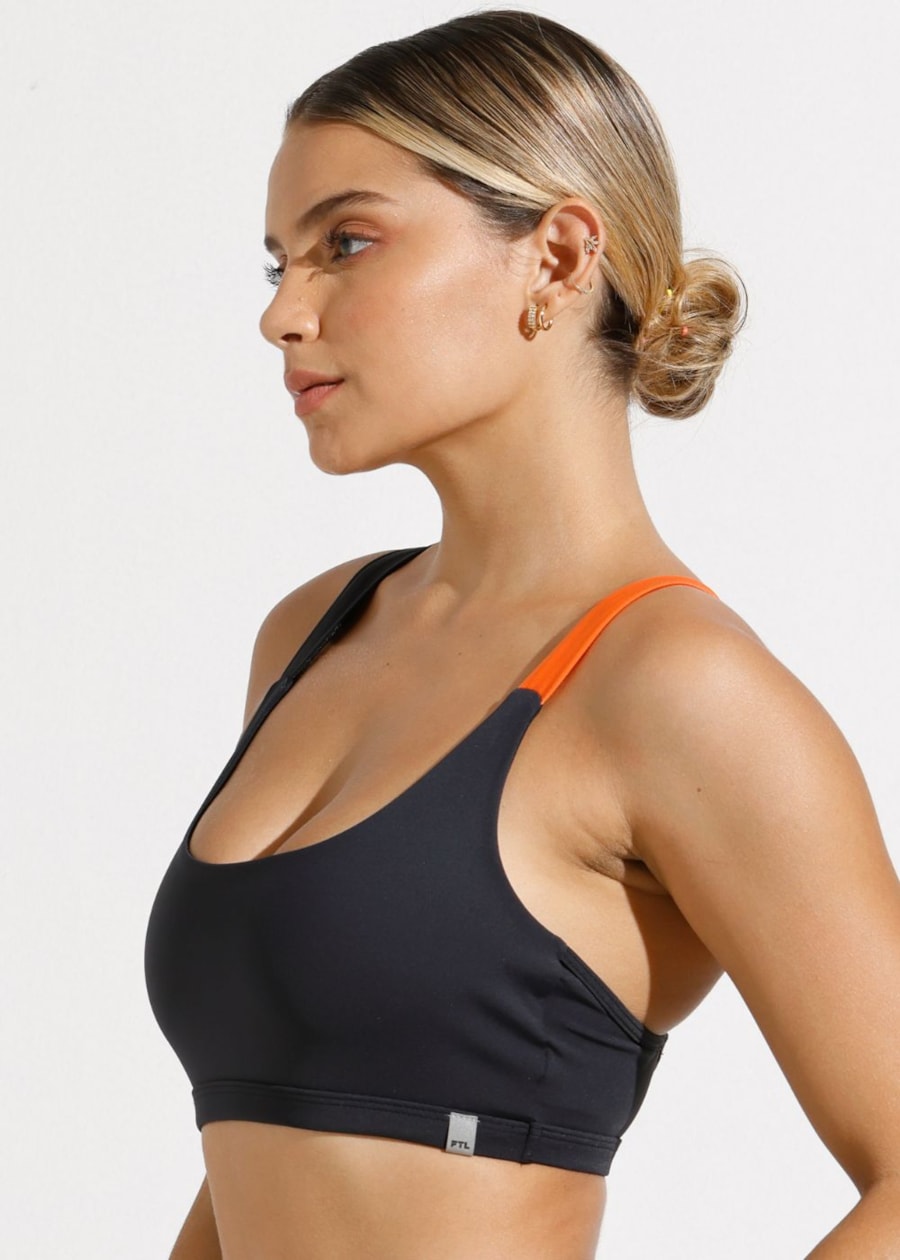 TOP INDOOR PRETO COM BOJO REMOVÍVEL