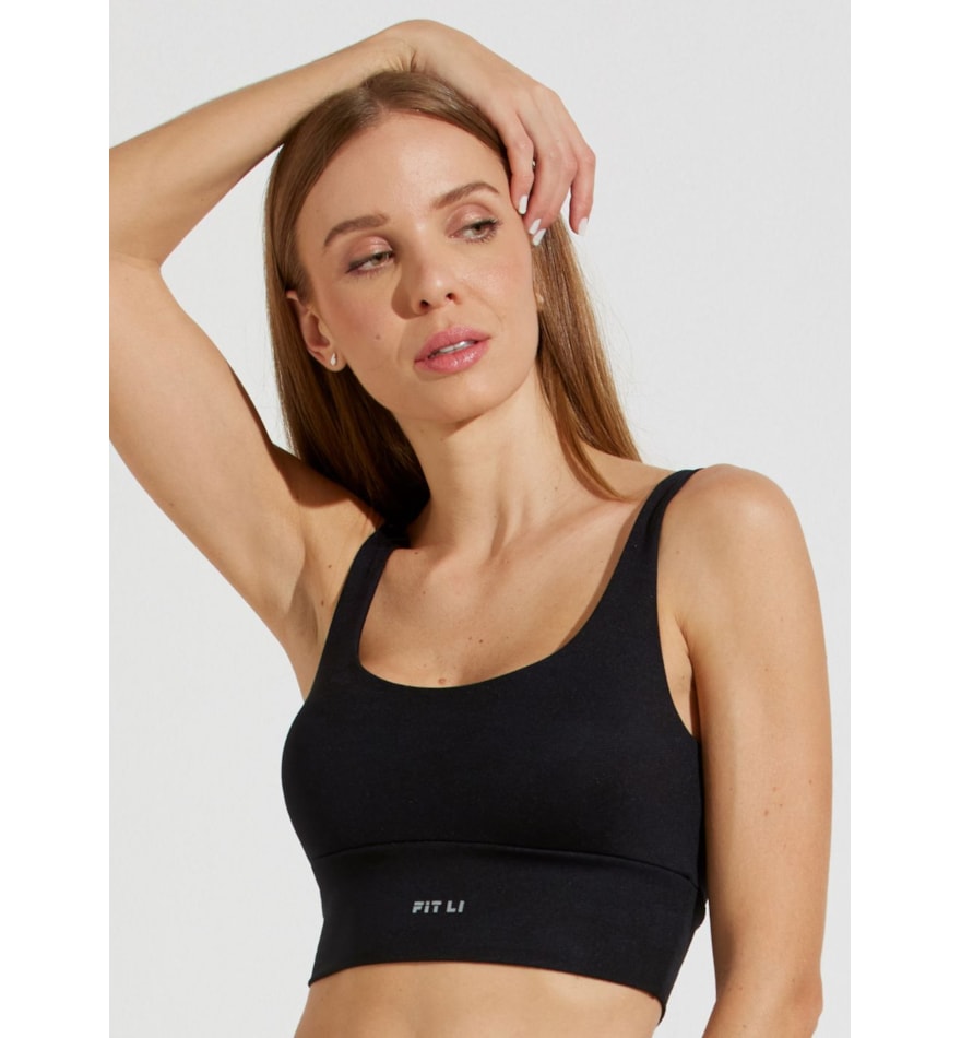 TOP JACQUARD SOLEIL PRETO COM BOJO REMOVÍVEL TOP JACQUARD SOLEIL PRETO COM BOJO REMOVÍVEL
