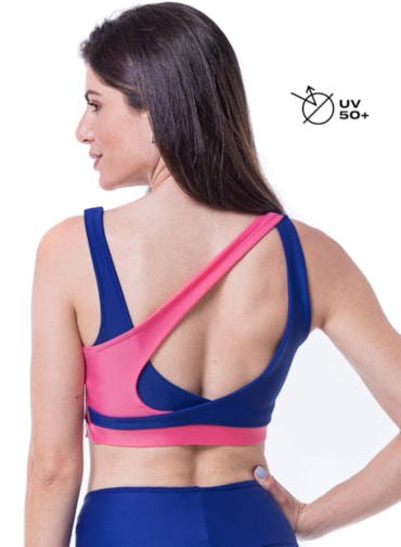 TOP MATCH ROSA / AZUL