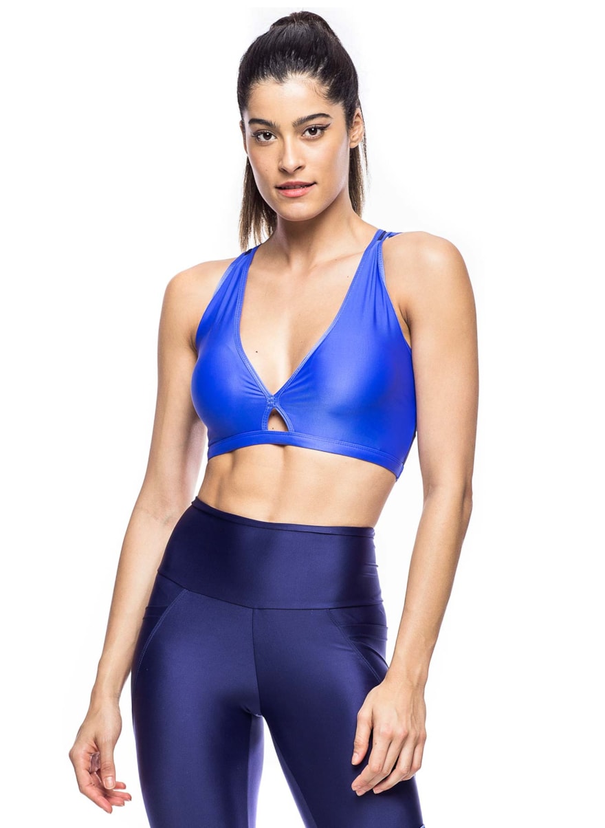 TOP MICROTRIP AZUL BIC/AZUL MARINHO