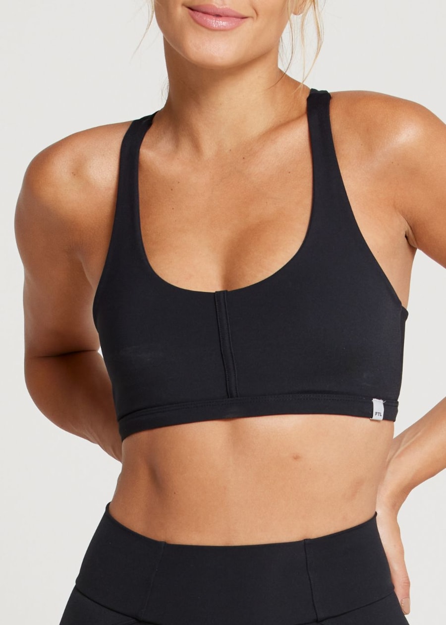 TOP MORNING UP PRETO COM BOJO REMOVÍVEL