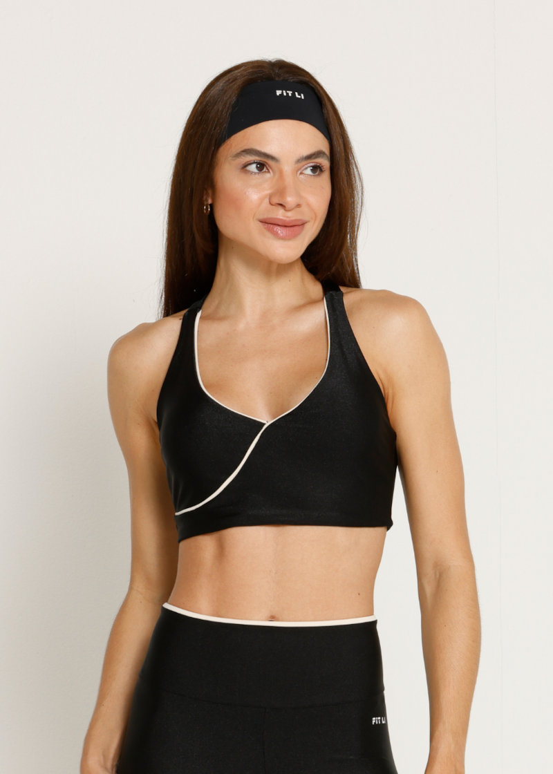 TOP NADADOR CLASS TRL PRETO / OFF WHITE