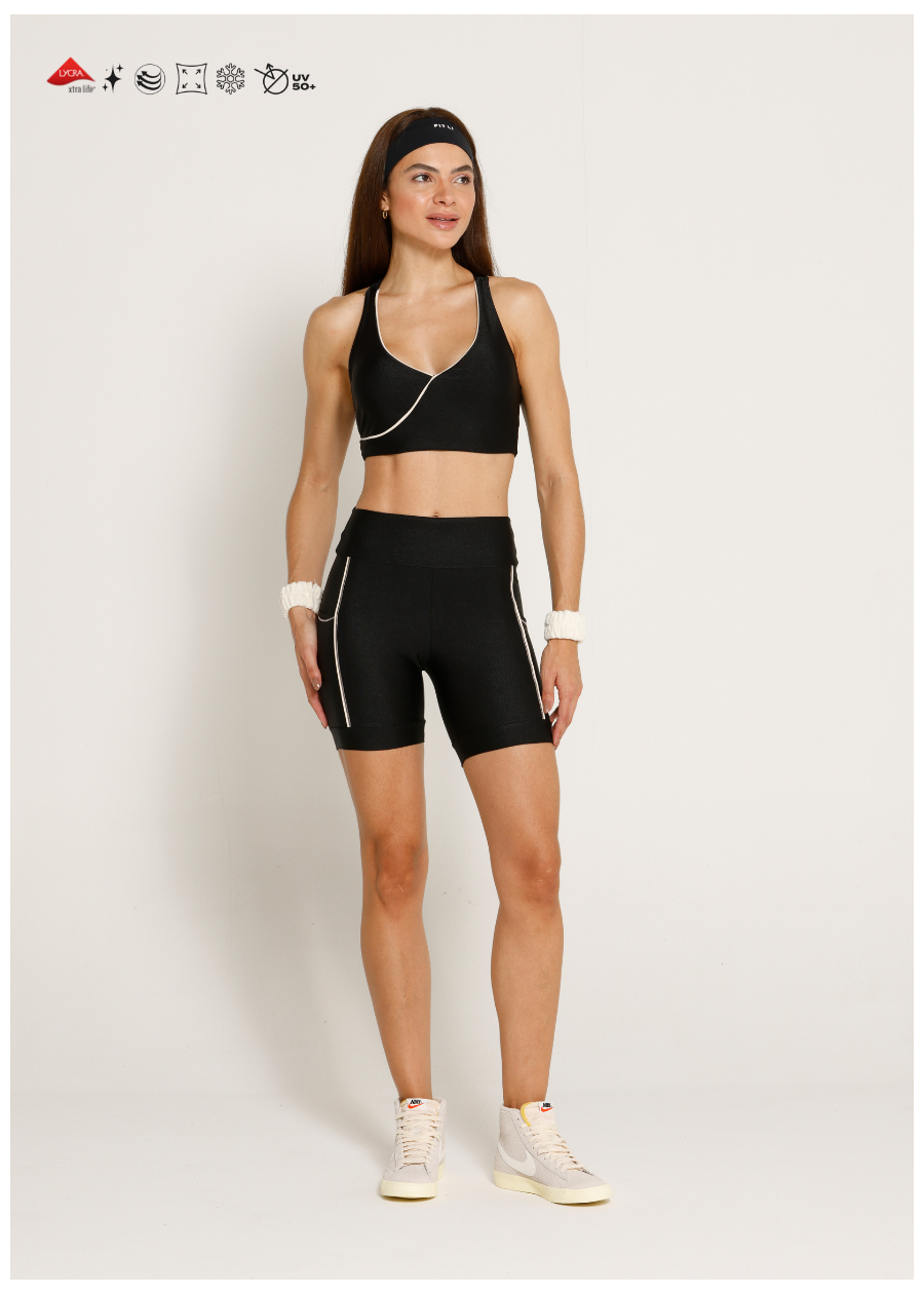 TOP NADADOR CLASS TRL PRETO / OFF WHITE