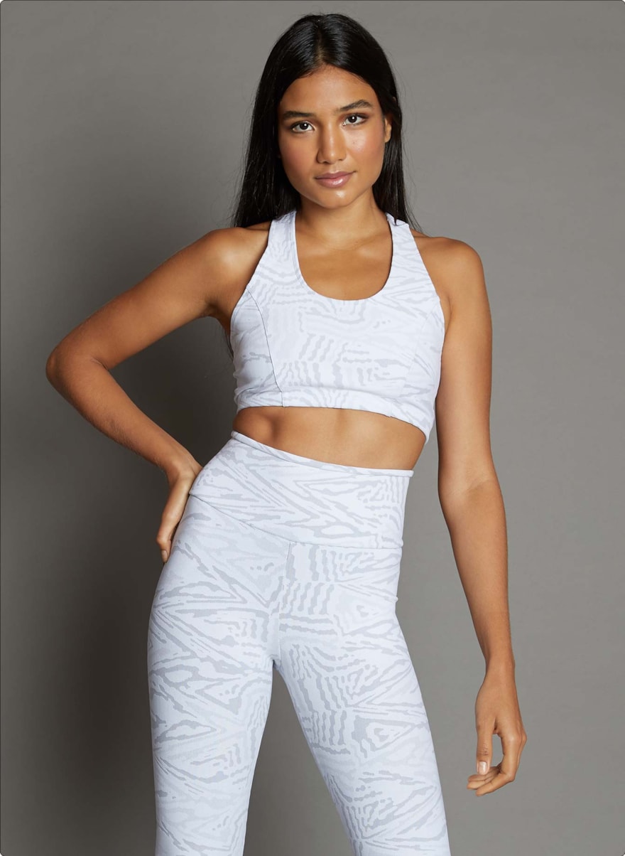 TOP NATAÇÃO JACQUARD BRANCO TOP NATAÇÃO JACQUARD BRANCO