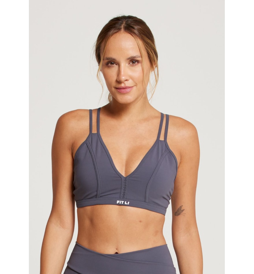 TOP NOW NG COM BOJO REMOVÍVEL CINZA ESCURO