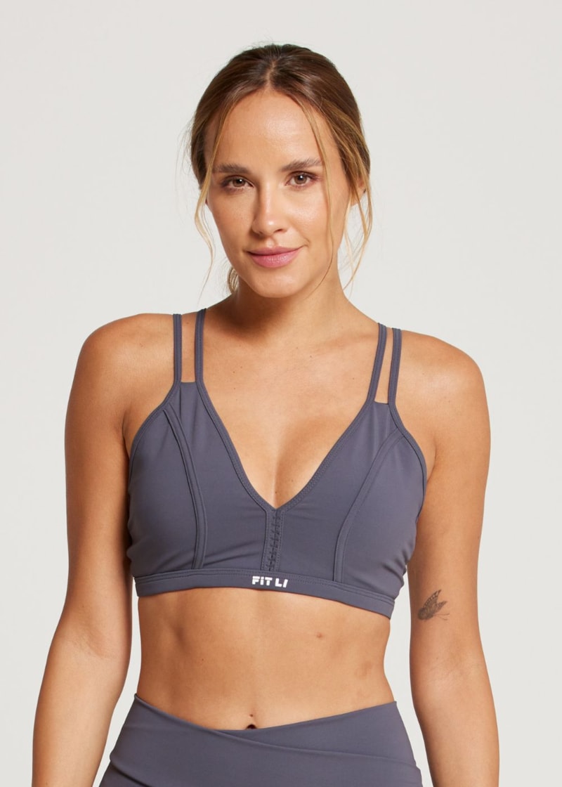 TOP NOW NG COM BOJO REMOVÍVEL CINZA ESCURO