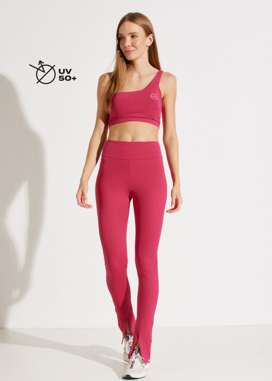 TOP OMBRO SÓ UNIQUÈ ROSA CEREJA