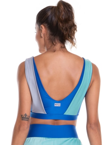 TOP OOPS! AZUL BIC / VERDE MENTA / CINZA TOP OOPS! AZUL BIC / VERDE MENTA / CINZA