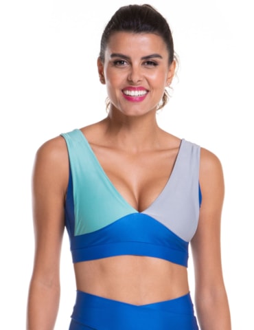 TOP OOPS! AZUL BIC / VERDE MENTA / CINZA TOP OOPS! AZUL BIC / VERDE MENTA / CINZA