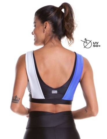 TOP OOPS! PRETO / AZUL / BRANCO TOP OOPS! PRETO / AZUL / BRANCO