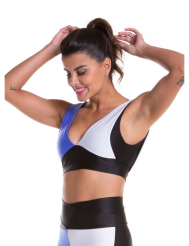 TOP OOPS! PRETO / AZUL / BRANCO TOP OOPS! PRETO / AZUL / BRANCO