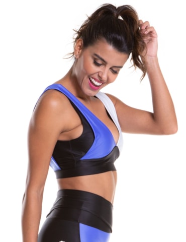 TOP OOPS! PRETO / AZUL / BRANCO TOP OOPS! PRETO / AZUL / BRANCO