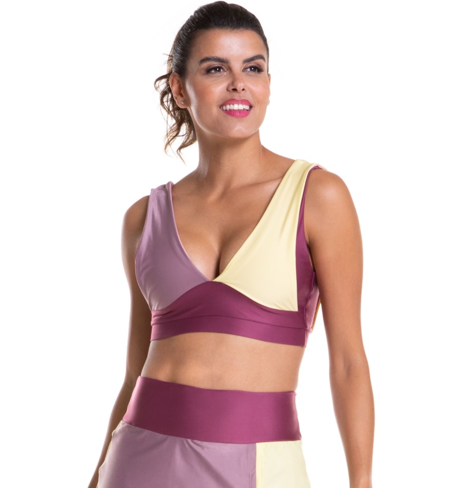 TOP OOPS! ROSA VIOLETA / LILÁS / AMARELO CANDY TOP OOPS! ROSA VIOLETA / LILÁS / AMARELO CANDY
