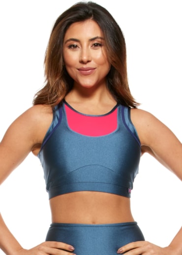 TOP PAINT AZUL COM BOJO REMOVÍVEL