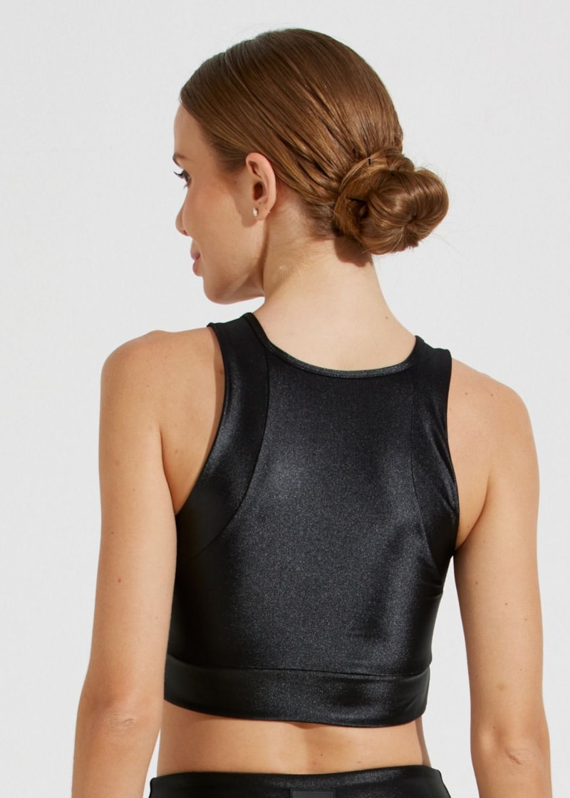 TOP PETIT PRETO COM BOJO REMOVÍVEL