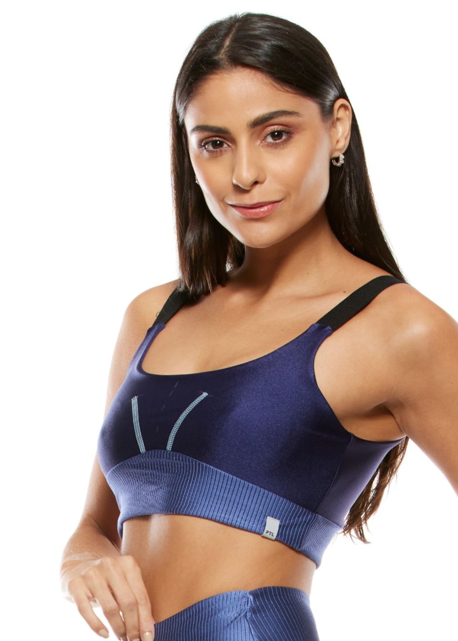 TOP POWER AZUL MARINHO COM BOJO REMOVÍVEL