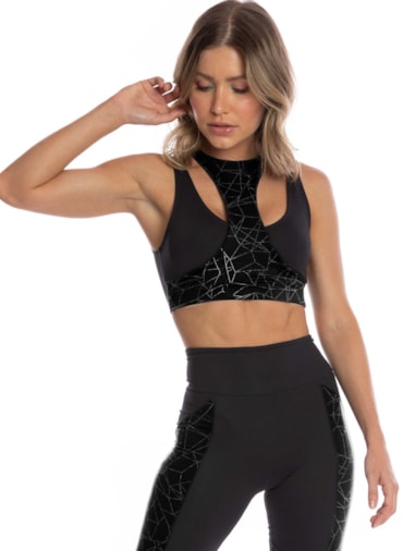 TOP REFLECTIVE PRETO