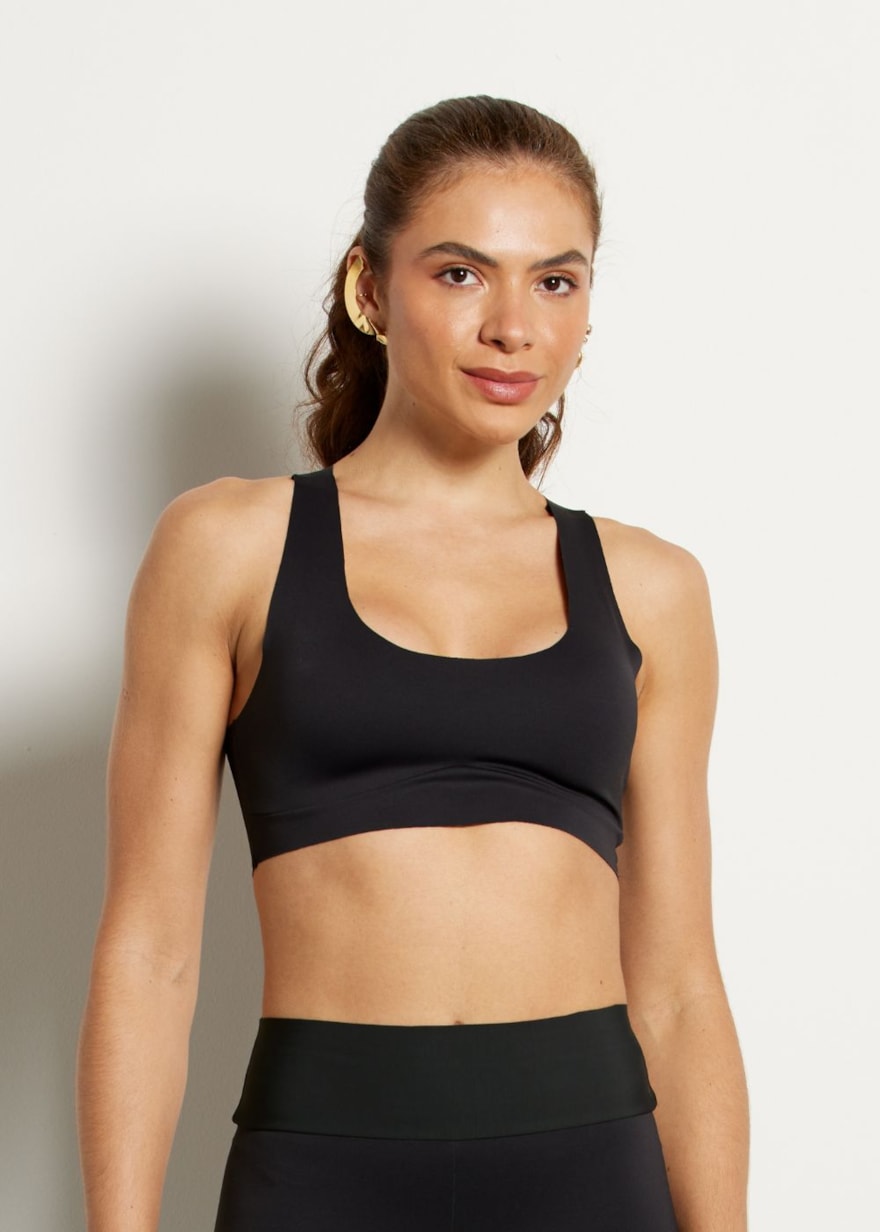 TOP SEM COSTURA SUPREME PRETO TOP SEM COSTURA SUPREME PRETO