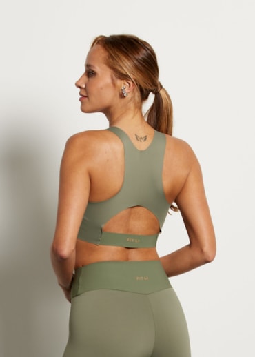 TOP SEM COSTURA SUPREME VERDE MILITAR