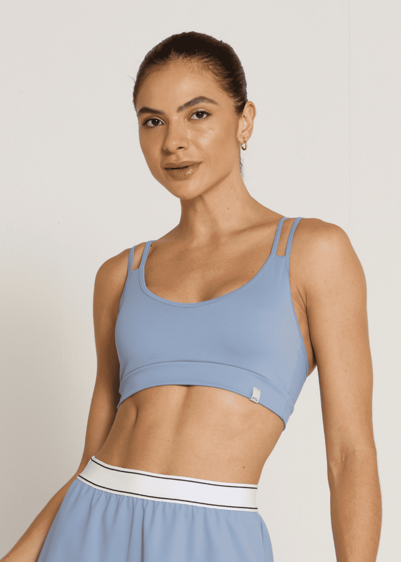 TOP SOPHY FL AZUL SUAVE