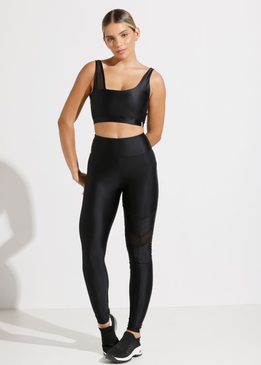 TOP SPEED PRETO COM ALÇAS ASSIMÉTRICAS